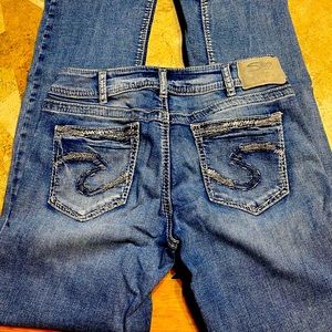 Silver Sukiyaki Slim Boot jeans. W30/L33